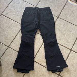 Columbia Women Flared Ski Black Pants